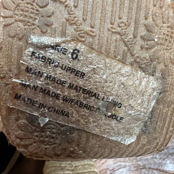 Yellow Box Amarie Black Suede Espadrille Block Heel Shoe Sandal‎ Size 6 - Picture 9 of 9